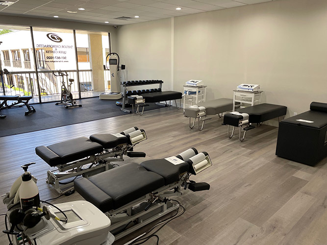 Chiropractic Palm Beach Gardens CA Office Adjust Tables
