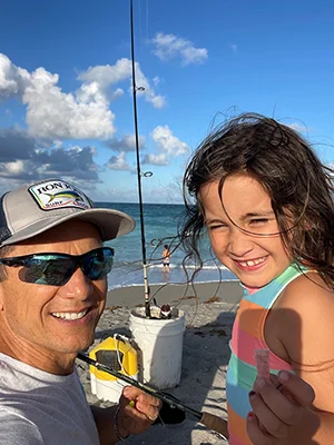 Chiropractor Torrance CA Derek Taylor With Daughter Fishing