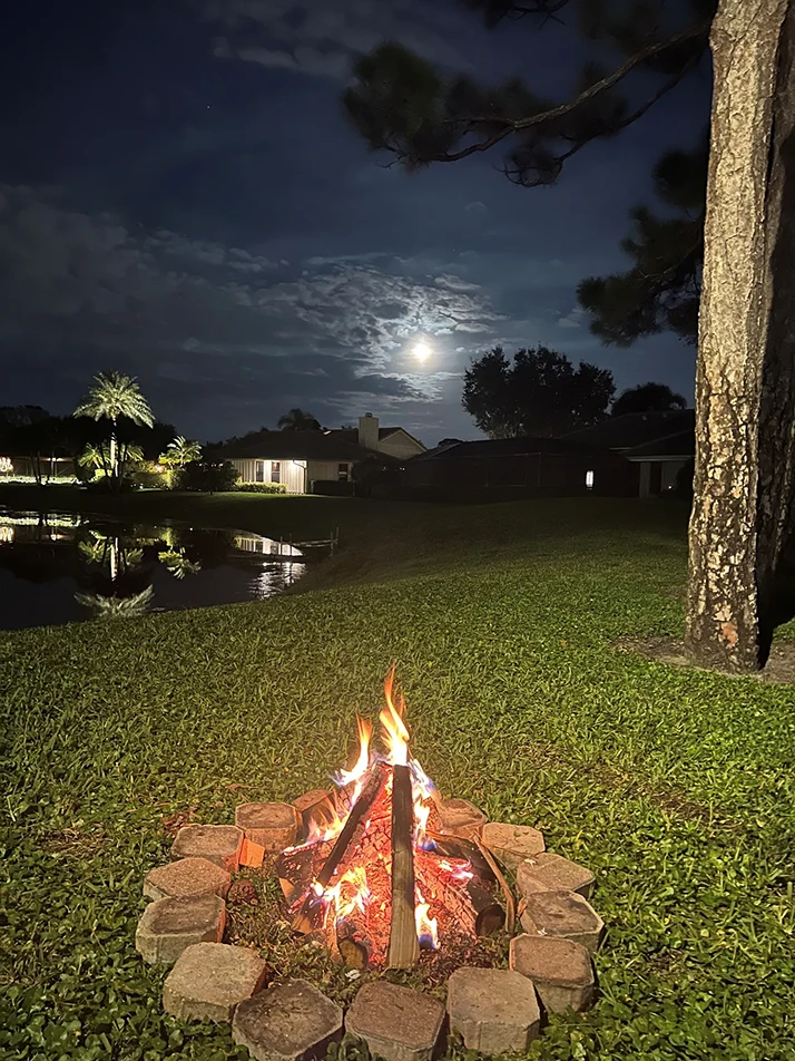 A Christmas Party Wake-Up Call Bonfire at Night Doctor Taylor Thoughts